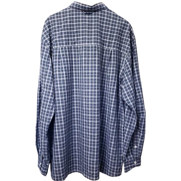 NWT SIMMS Morada Long Sleeve Shirt Dark Moon Plaid Men's Size 3XL Lightweight - Picture 6 of 11